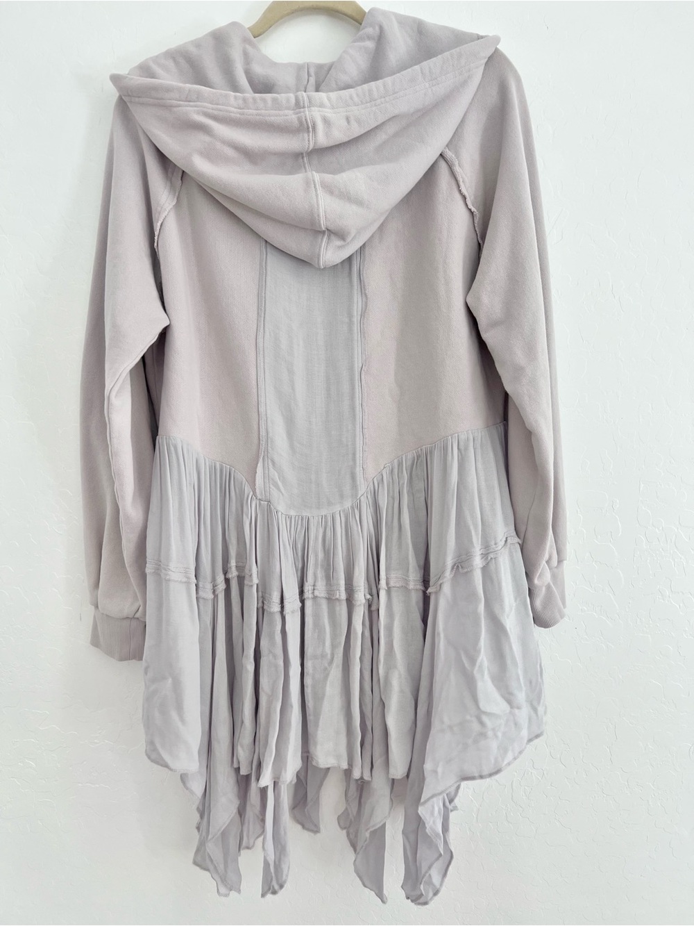 Free People Moon Dust Ethereal Lavender Cardigan Hoodie - Picture 4 of 10